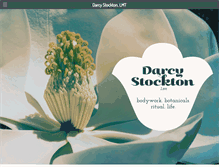 Tablet Screenshot of darcystockton.com